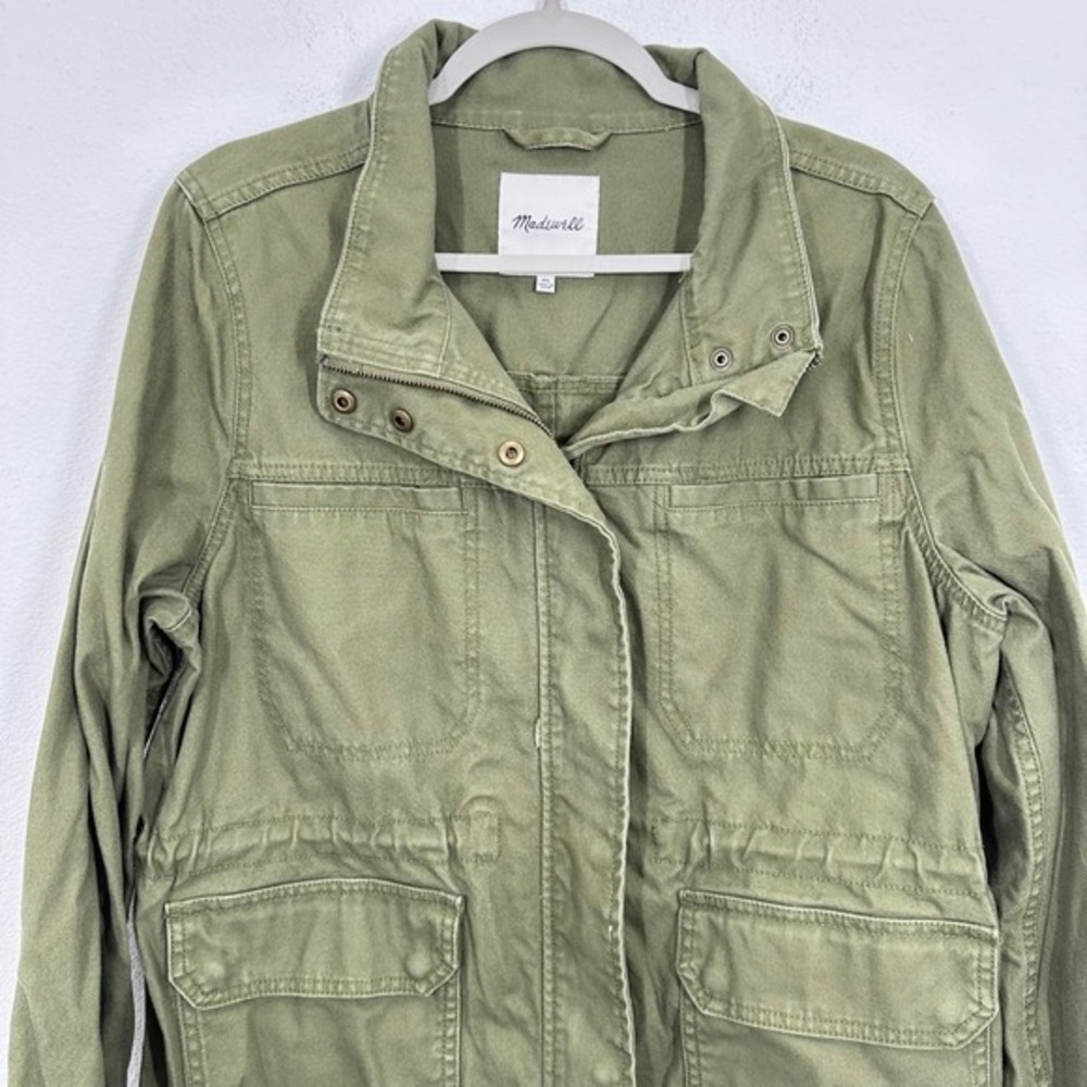 Madewell Olive Green Utility Jacket - Picture 3 of 9